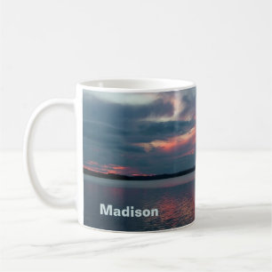 Pastel Sunset individuelle Name Tasse