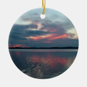 Pastel Sunset Keramikornament