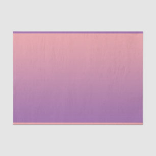 Pastel Sunset Pink Lila Ombre Gradient Außenbereic Seidenpapier