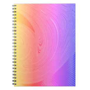 Pastel Sweep Spiral Notebook Notizblock