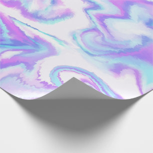 Pastel Swirl Gefärbte Krawatte Geschenkpapier