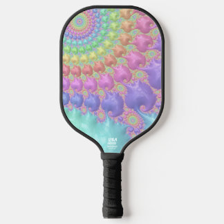 Pastel Swirl - USA Pickle Ball zugelassenes Paddel Pickleball Schläger