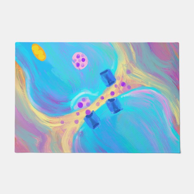 Pastel Synapse Fußmatte (Vorderseite)