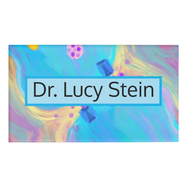 Pastel Synapse Namenschild (Vorderseite)
