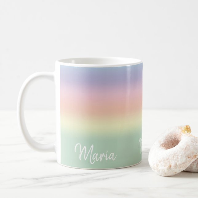 Pastel-Tasse Kaffeetasse (Mit Donut)