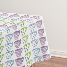 Pastel Tea Cup Teacup Party Cuppa Tischdecke