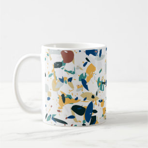 Pastel Terrazzo: Modernes Abstraktes Muster. Kaffeetasse
