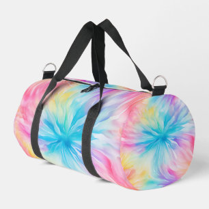 Pastel-Tie-Dye-Blüten-Wochenendertaschen-Kit Duffle Bag