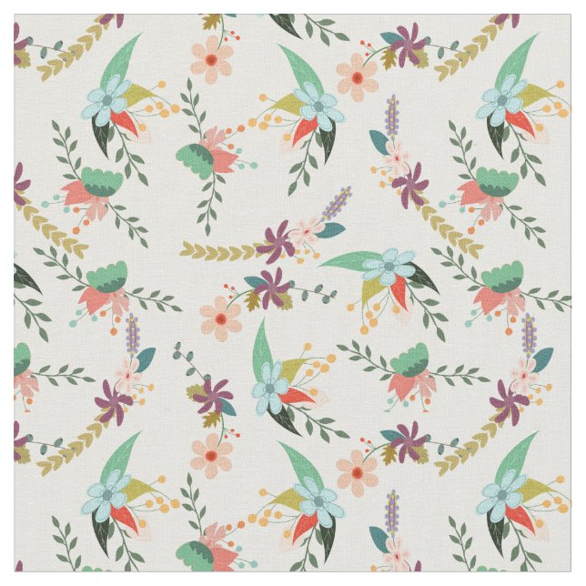 Pastel Tones Blume Stoff (Nahaufnahme)