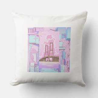Pastel-Traum-Brücken-Kissen Kissen