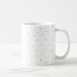 Pastel Triangle Doodle Muster Kaffeetasse