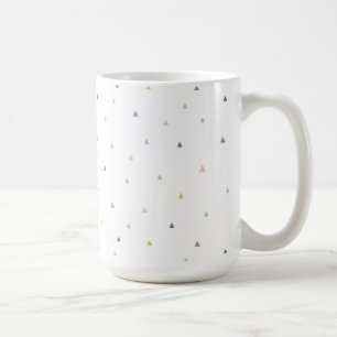 Pastel Triangle Doodle Muster Kaffeetasse