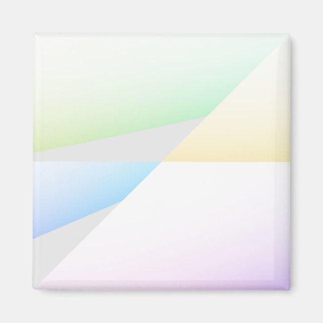 Pastel Triangle Magnet (Vorne)