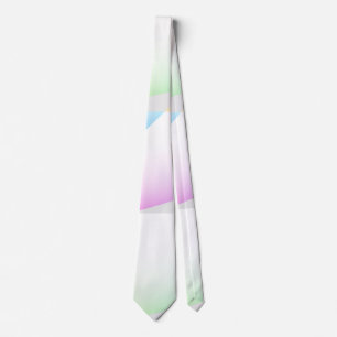 Pastel Triangle Neck Tie Krawatte