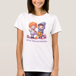Pastel Trick oder Treaters T-Shirt