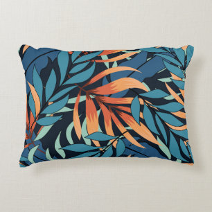 Pastel Tropical Abstrakt Botanicals Dekokissen