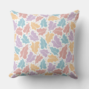 Pastel Tropical Blätter Kissen Kissen