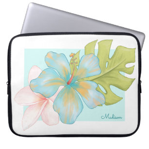 Pastel Tropical Floral Laptopschutzhülle