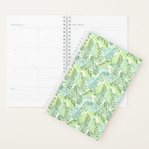 Pastel Tropical Palm Blätter Planer