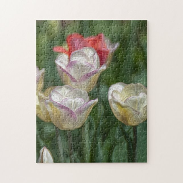 Pastel Tulips Puzzle (Vertikal)