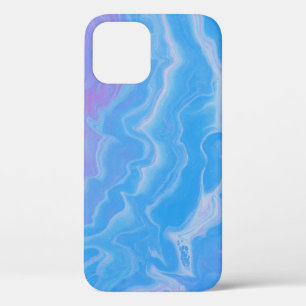 PASTEL UND ABSTRAKTE BLAUE WELLEN Case-Mate iPhone HÜLLE