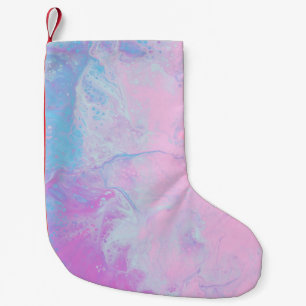 PASTEL UND BLAUER KLEINER WEIHNACHTSSTRUMPF