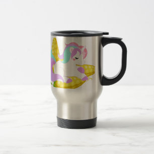 Pastel Unicorn auf dem Cob Reisebecher