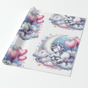Pastel Unicorn Geschenkpapier