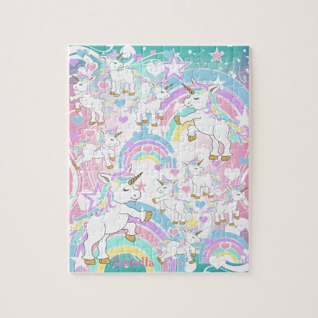 Pastel Unicorn Jigsaw Puzzle (Vertikal)