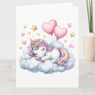 Pastel Unicorn Karte