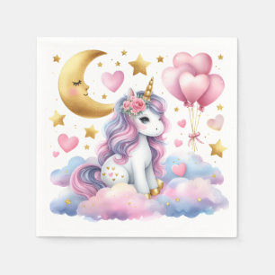 Pastel Unicorn Serviette