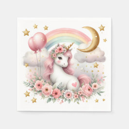 Pastel Unicorn Serviette