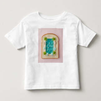 Pastel Vaporwave Pool Toast Kleinkind T-shirt
