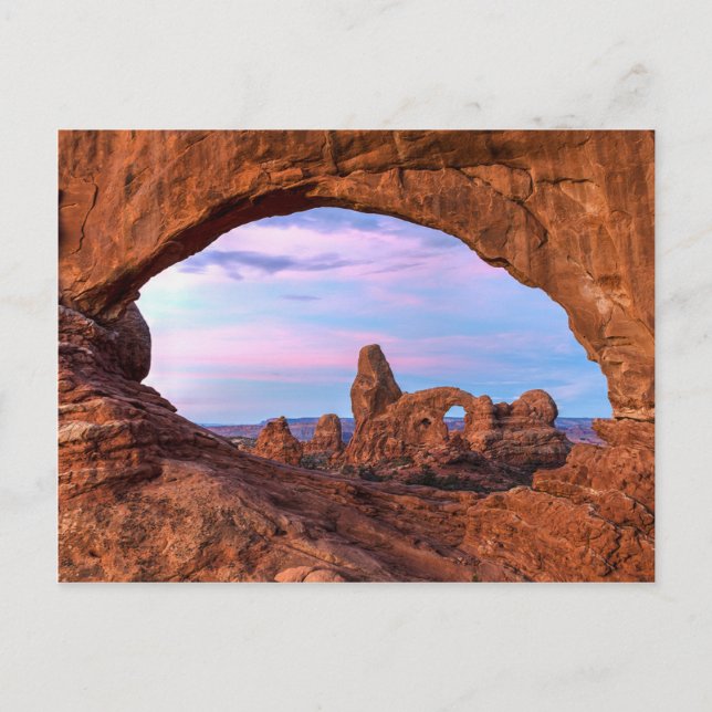 Pastel View Postkarte (Vorderseite)