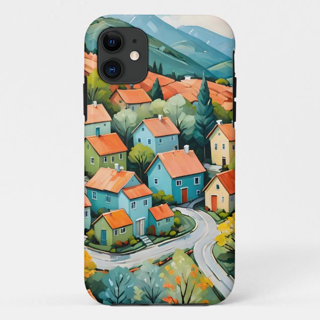 Pastel Village Dream Case-Mate iPhone Hülle (Rückseite)