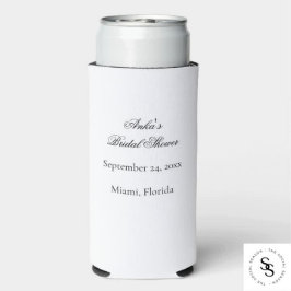 Pastel Vintage Blume Bridesmaid Vorschlag Geschenk Selters Dosenkühler