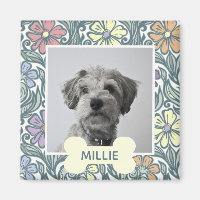 Pastel Vintages florales Foto