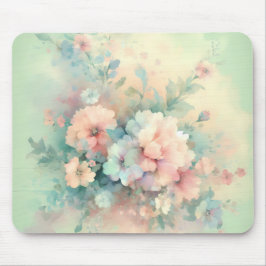 Pastel Vintages Roses Mousepad