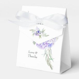 Pastel Violet Floral Wedding Geschenkschachtel