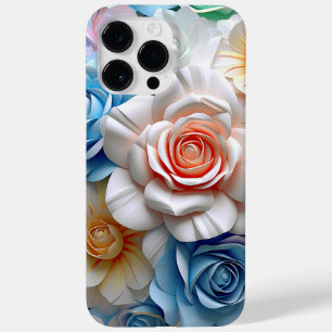 PASTEL WATERCOLOR 3-D SEHEN ROSE Case-Mate iPhone 14 PRO MAX HÜLLE