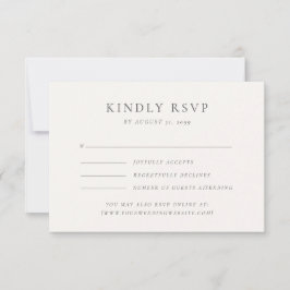 Pastel Watercolor Floral Wedding RSVP Card Einladung