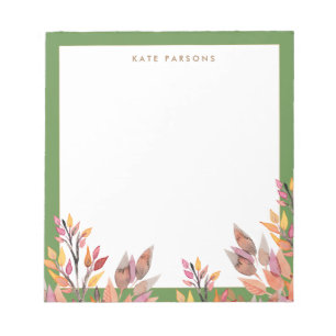 Pastel Watercolor Folipad Notepad Notizblock