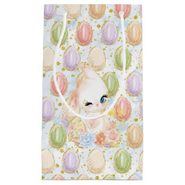 PASTEL WATERCOLOR GLITZER SEHEN EINEN OSTEREN BUNN KLEINE GESCHENKTÜTE