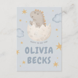 Pastel Watercolor Illustrative Babydusche Begleitkarte