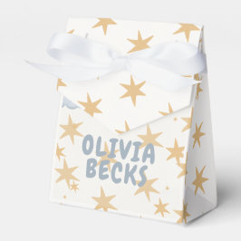 Pastel Watercolor Illustrative Babydusche Geschenkschachtel