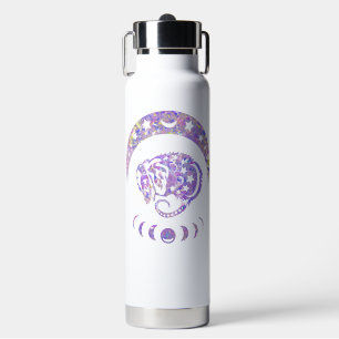 Pastel Watercolor Moon Possum Trinkflasche