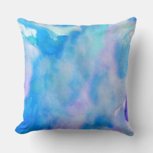PASTEL WATERCOLOR Retro DESIGN Throw Kissen