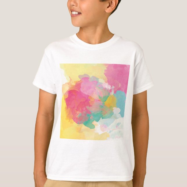 Pastel Watercolor T-Shirt (Vorderseite)