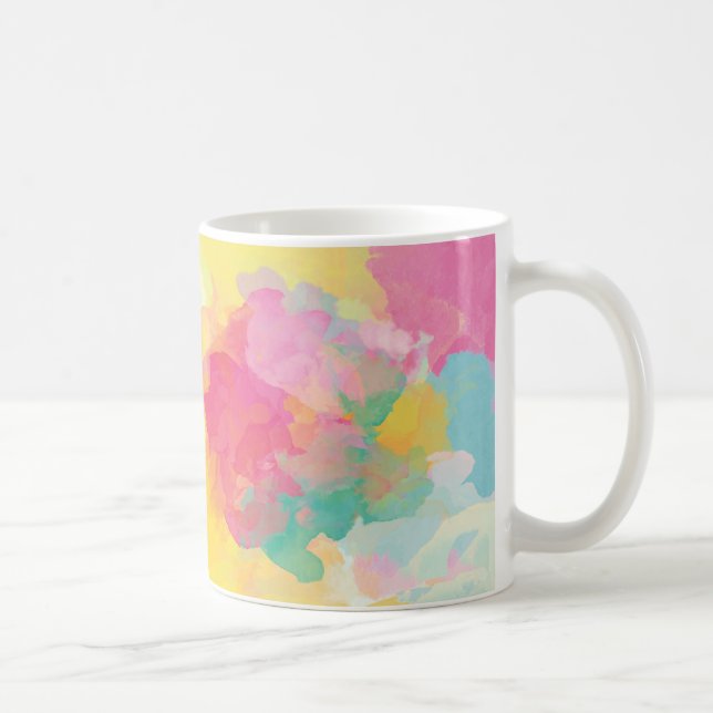 Pastel Watercolor Tasse (Rechts)