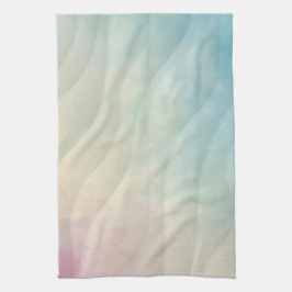 Pastel Watercolor Wavy Pattern Küchentücher